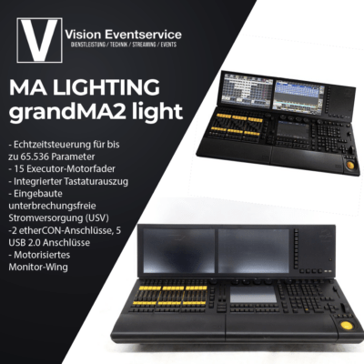 MA Lighting grandMA2 light Vision Eventservice
