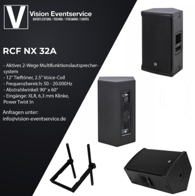RCF NX 32-A Vision Eventservice