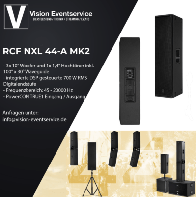 RCF NXL 44-A MK2 Vision Eventservice